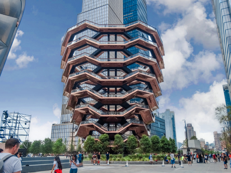 Το κτίριο Vessel στο highline στην Νέα Υόρκη