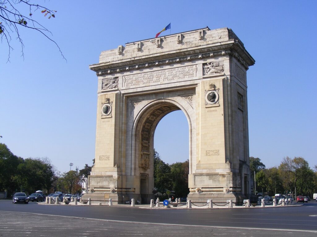 Arc of triumph in Bucharest