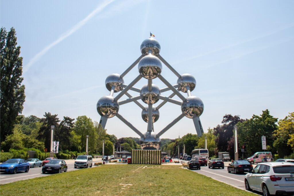 The Atomium is one of the most iconic landmarks in Brussels.