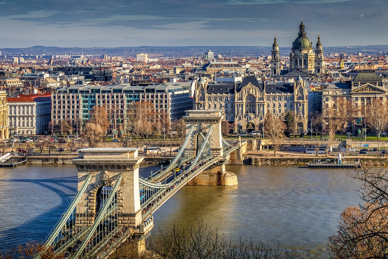 chain bridge in Budapest