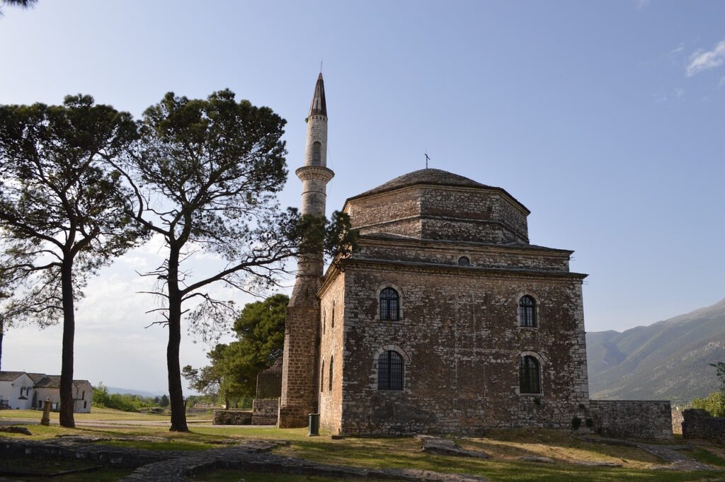 Fethiye Mosque over Ioannina lake