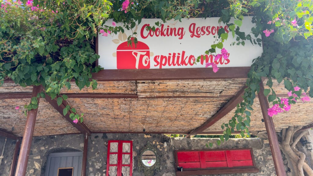 cooking lessons, one of the best family activities in Santorini