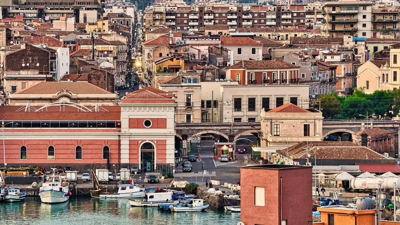 Η πόλη της Κατάνιας στην Σικελία