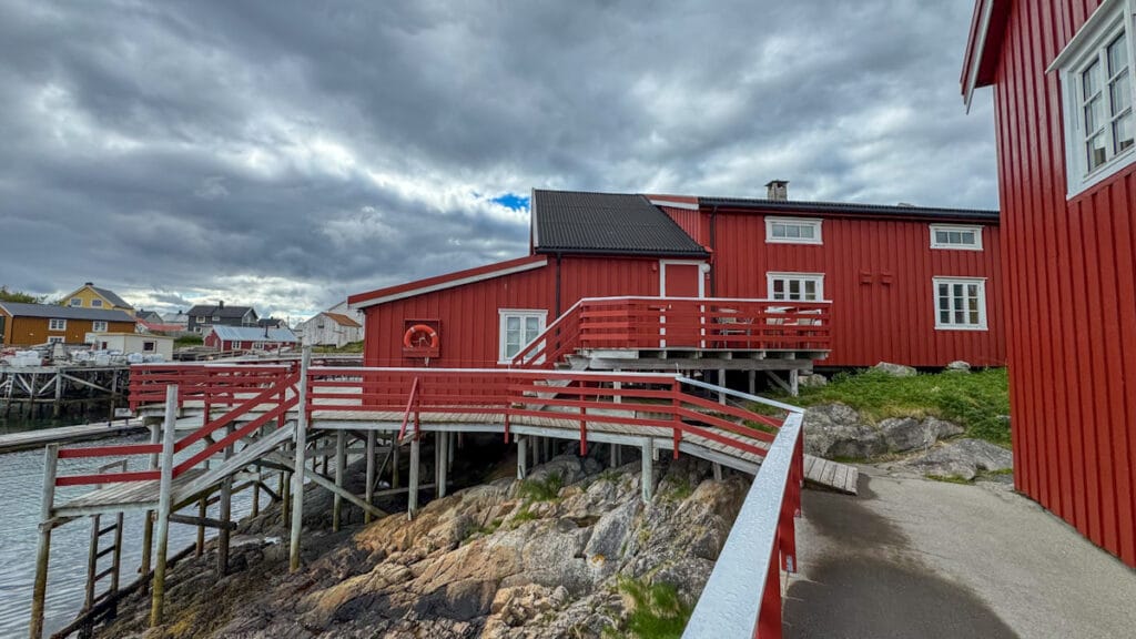 Local rorbuer at Lofoten islands